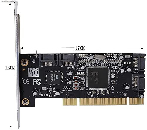 Sil3114 PCI SATA RAID Controller Card - 4 Port, 1.5Gbps, Supports default