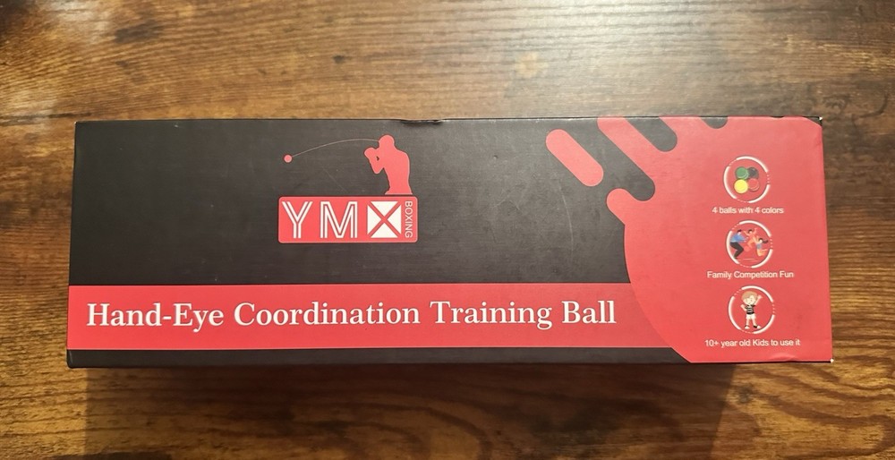 NEW: YMX Boxing Hand-Eye Coordination Training Ball Reflex Training Complete Kit