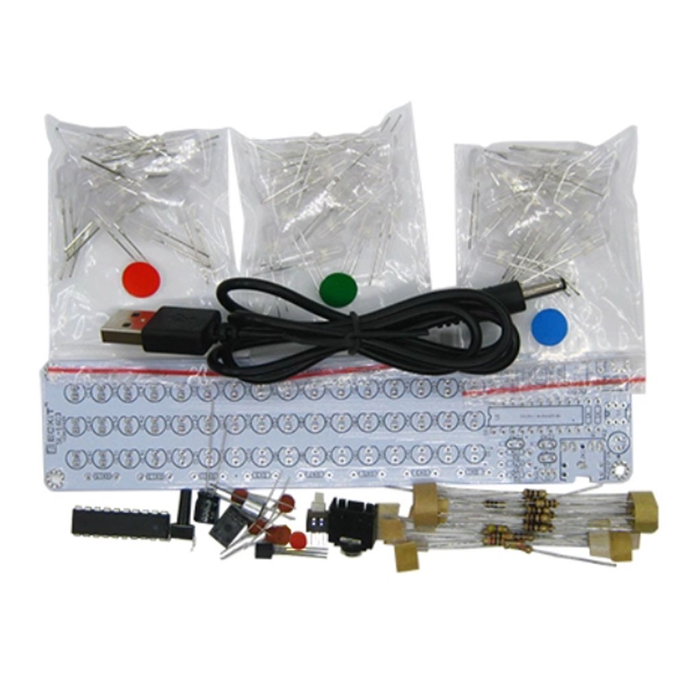 DIY 16*3 Audio Level Indicator Kit Electronic Audio Indicator Suite