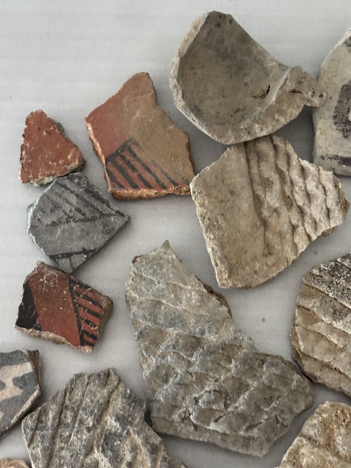 Ancient Anasazi Native American Pottery Shards 1” - 4” Arizona L6-E FREE SHIP