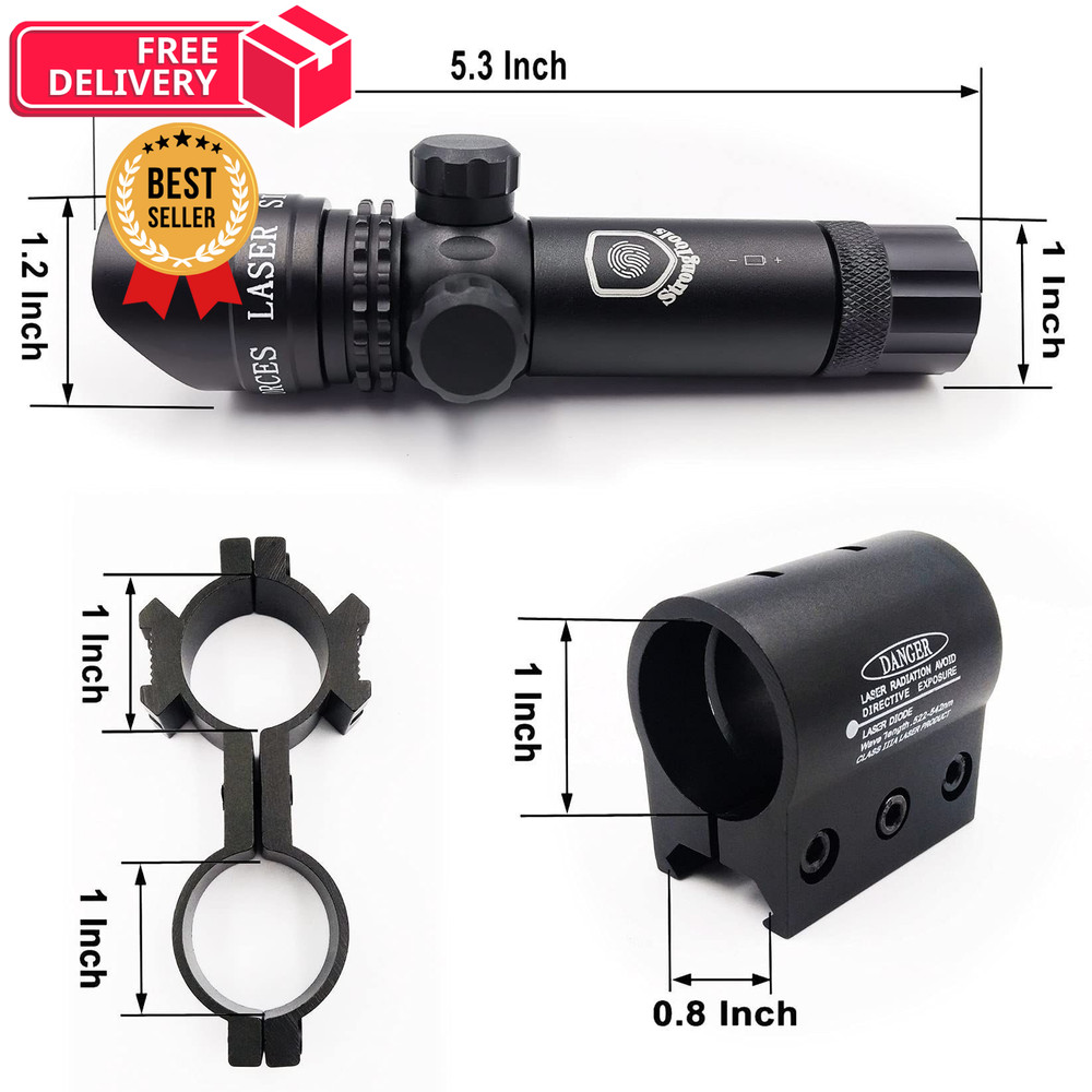 StrongTools Waterproof Red Dot Laser Sight Adjustable for