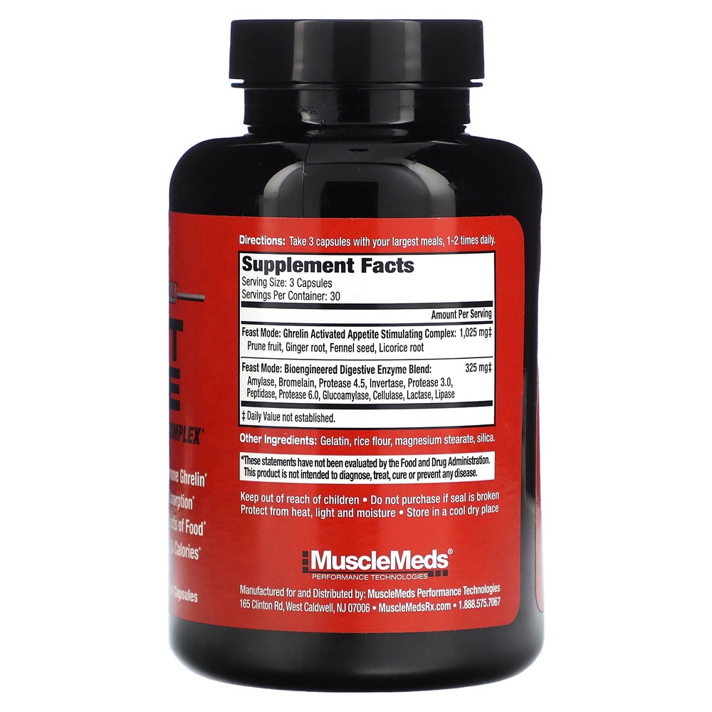 Feast Mode, Appetite Stimulating Complex, 90 Capsules