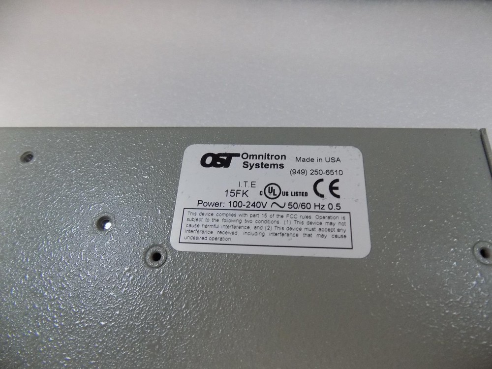 OMNITRON SYSTEMS TECHNOLOGY 8230-0 ICONVERTER MANAGED POWER CHASSIS