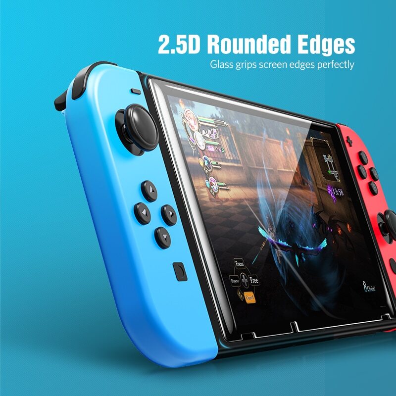 2PCS Tempered Glass Cover Screen Protector for Nintendo Switch Switch OLED Lite