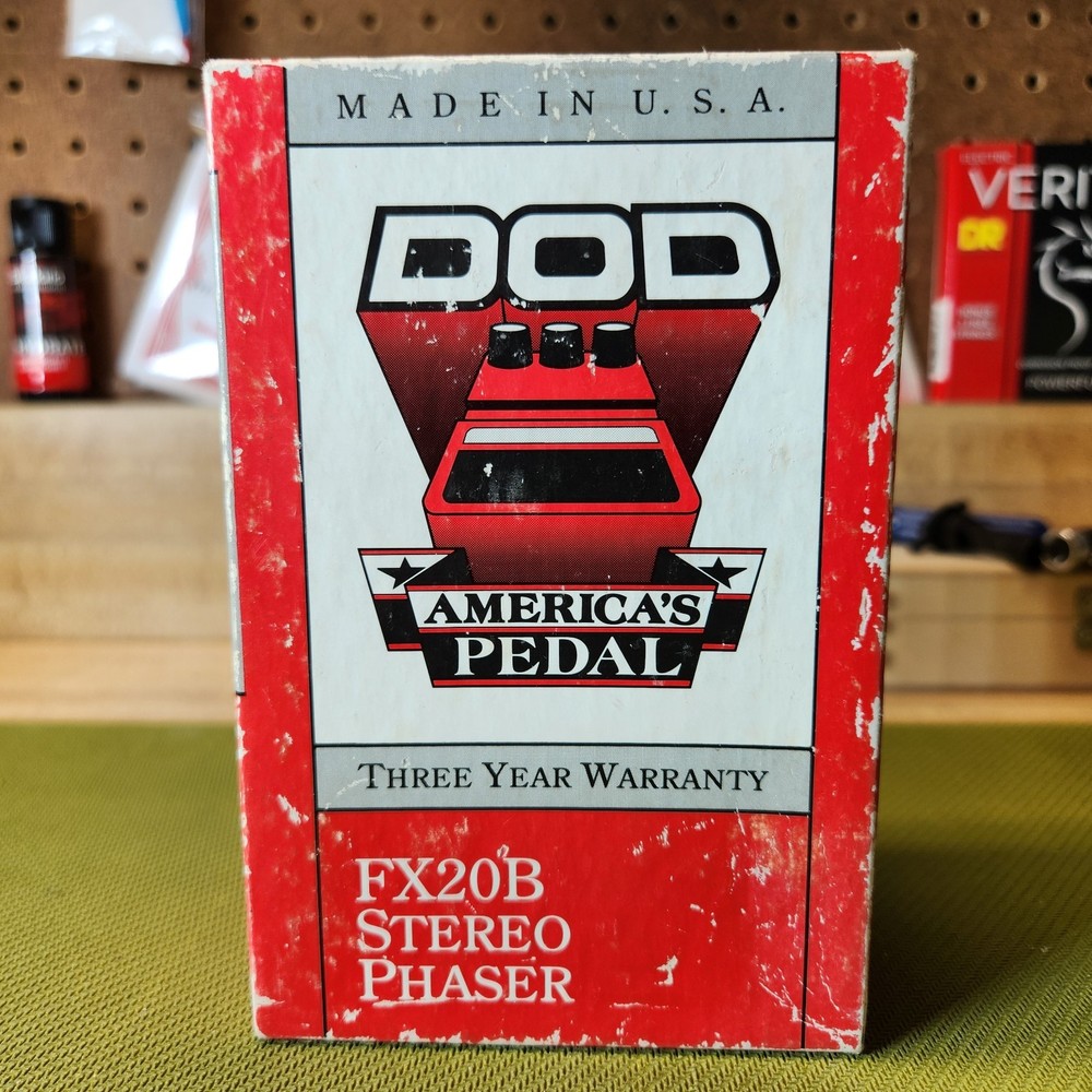 DOD (DigiTech) FX20-B Stereo Phaser Guitar Effects Pedal **INCLUDES BOX**