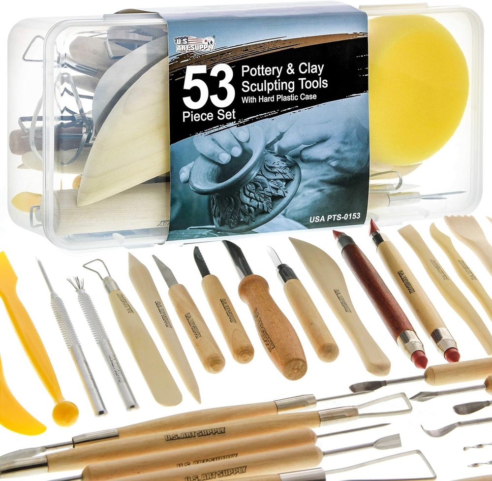 Complete 53-Piece Clay Tools Set