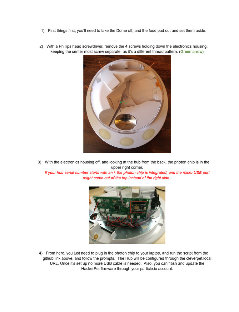 CleverPet Hub New ( Open source, Requires HackerPet Firmware installation )