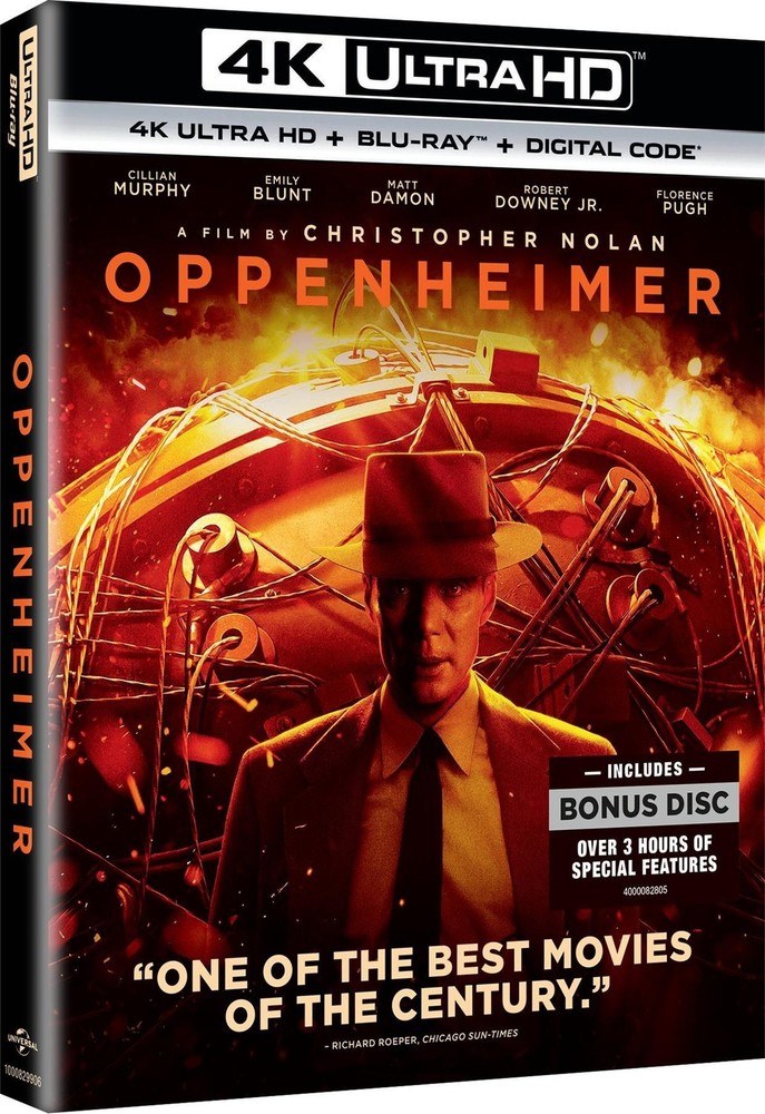 Oppenheimer 4K UHD Blu-ray NEW