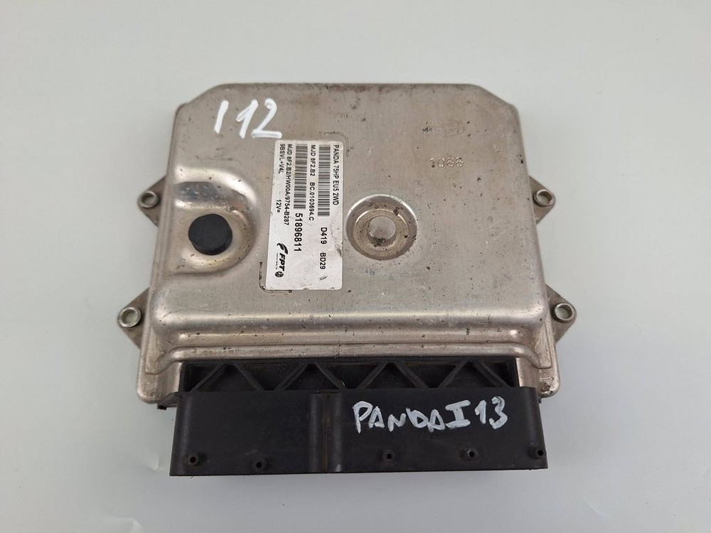 Fiat Panda II 2008 Engine Control Module 51896811 kW BVV661