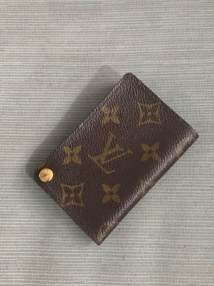 Authentic Vintage Louis Vuitton Monogram Pression Cards Case !