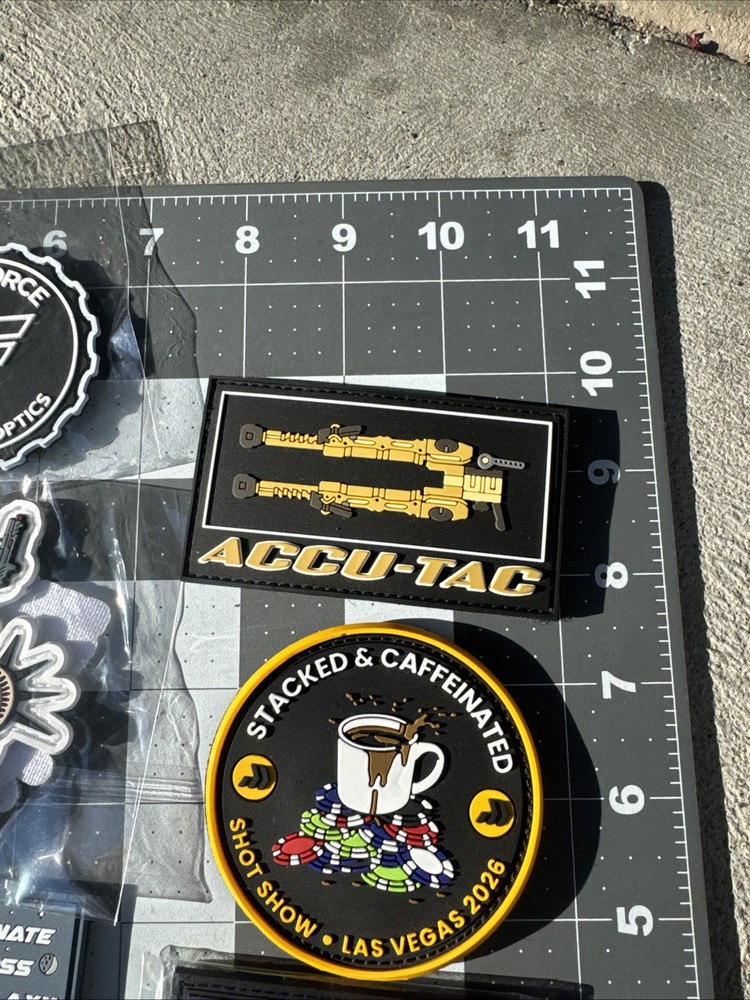 2026 Shot Show Patch Lot Tactical Patch Canik,Shadow Systems, Kel Tec & More