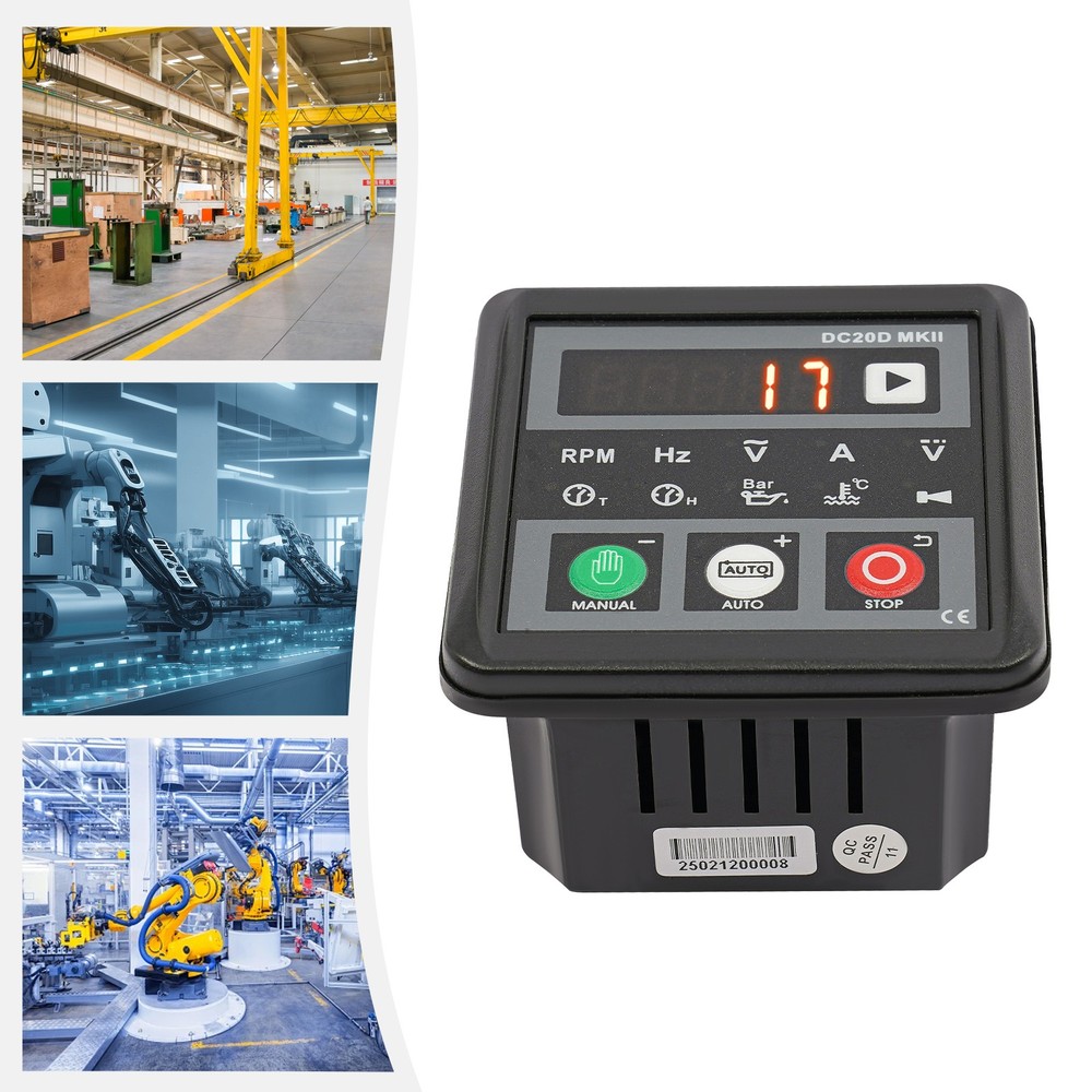 Dc20d Mkii Genset Controller Generator Electronic Controller W/ Cable For Engine