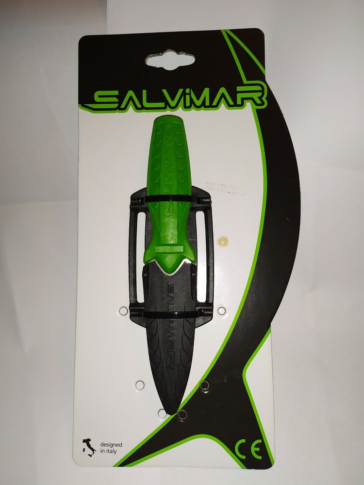 Salvimar Coltello Predathor Dive Knife & Sheath Green