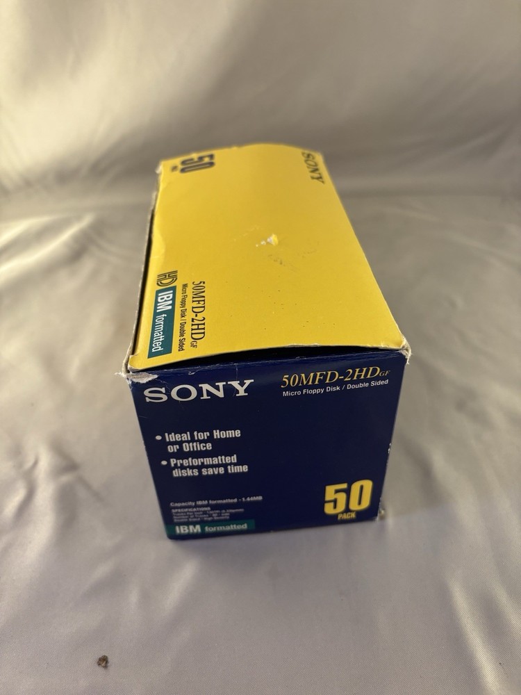 Sony IBM Formatted MFD 2HD 90mm Micro Floppy Disk / Double Sided 39 Open Box
