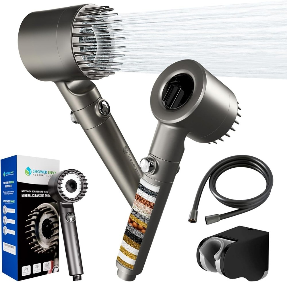 Shower envy e X ed Shower Head, High Prure, Multiple Spray