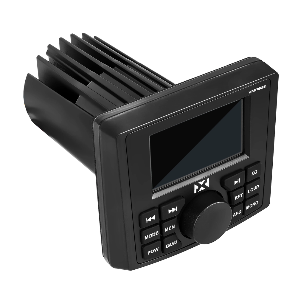 NVX VMPS35 Marine Gauge Mount Multimedia Receiver with Bluetooth & Camera Input