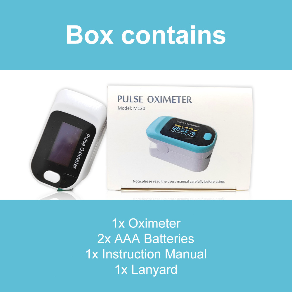 Pulse Oximeter Fingertip Blood Oxygen Monitor Heartbeat Oximeter SpO2