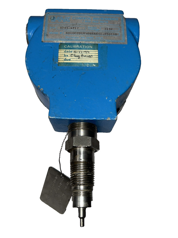 ETA Control Instruments SU1002 Dual Point Mass Flow Switch 115VAC Explosion