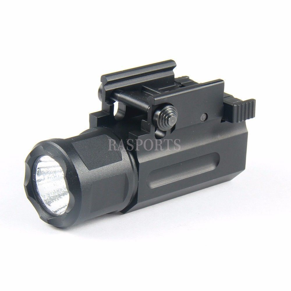 300 Lumen Quick Detach Compact Flashlight On/Off Switch With Battery