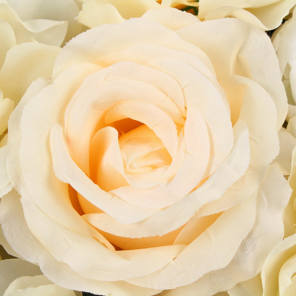 12Pcs Artificial Rose Hydrangea Flower Wall Panel for Wedding Party Decor