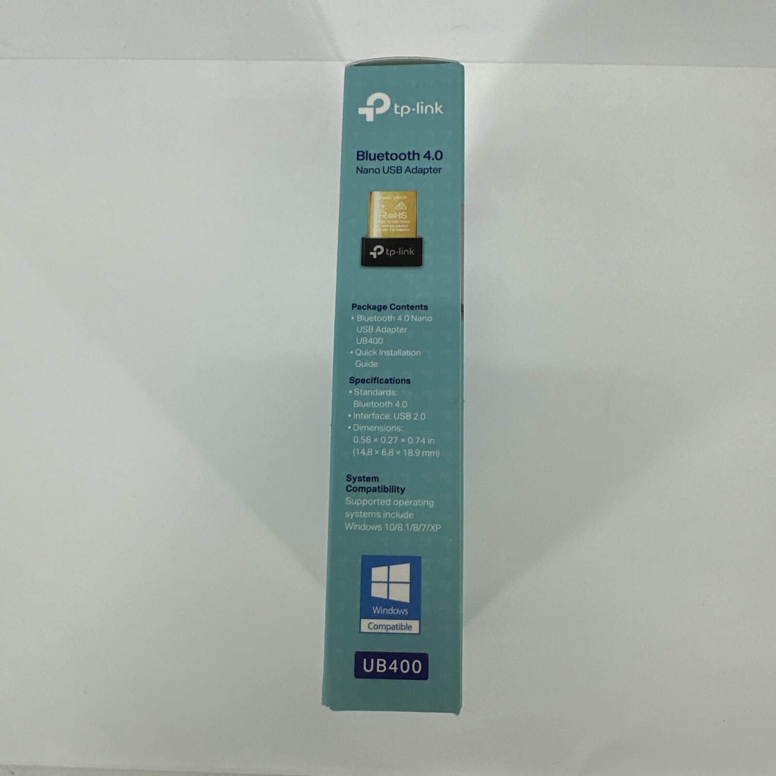 TP-Link UB400 Bluetooth 4.0 Nano USB Adapter (Windows 8/8.1/10) NEW OPEN BOX