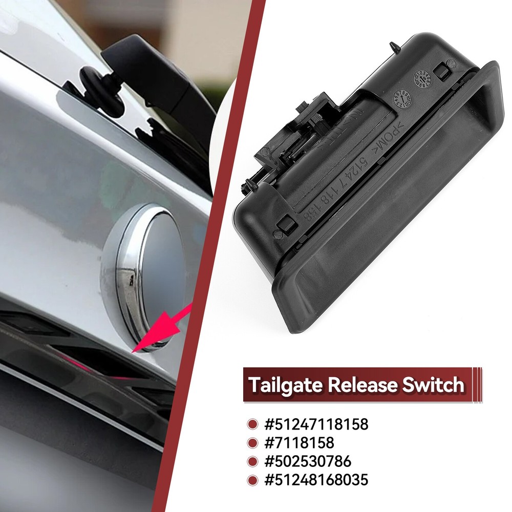 51247118158 Boot Tailgate Handle Trunk Handle Release Switch For BMW E60 E90 E91