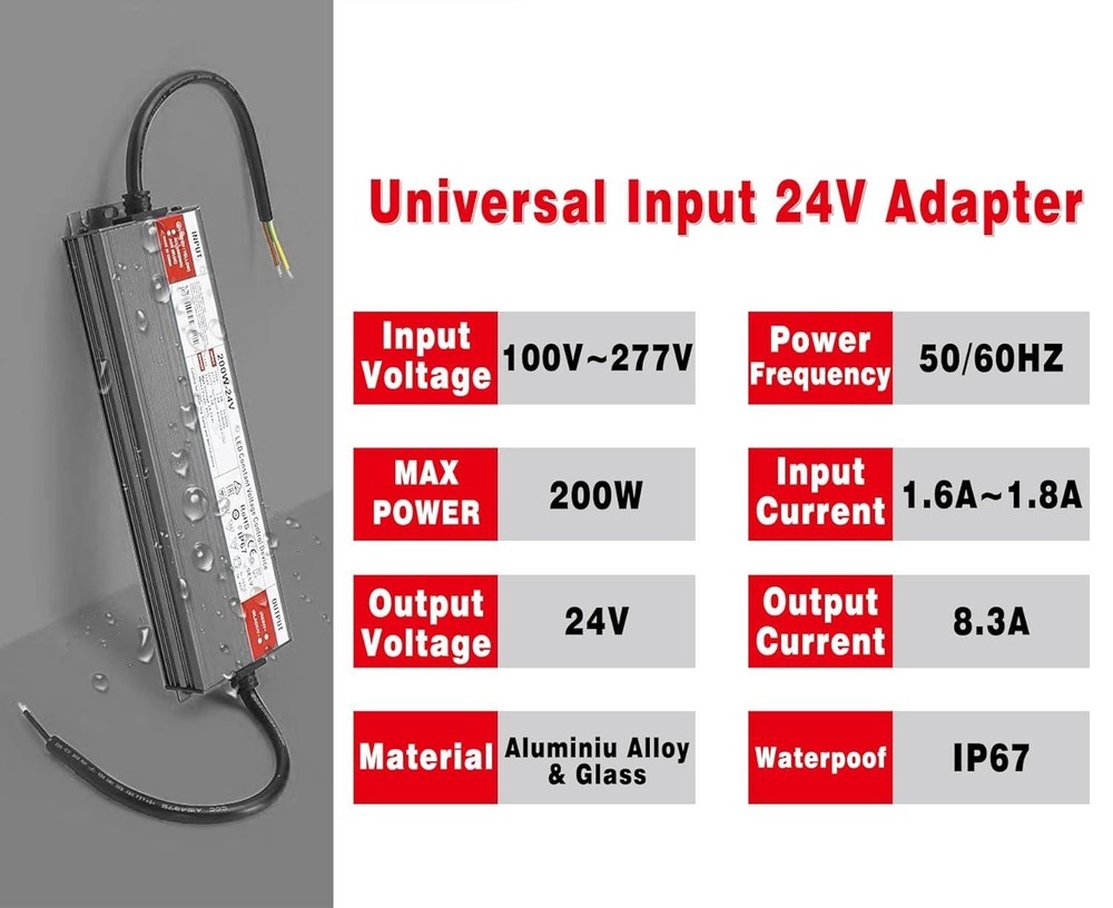 Blütezeit 200W Adaptor for DC24V Gate Openers