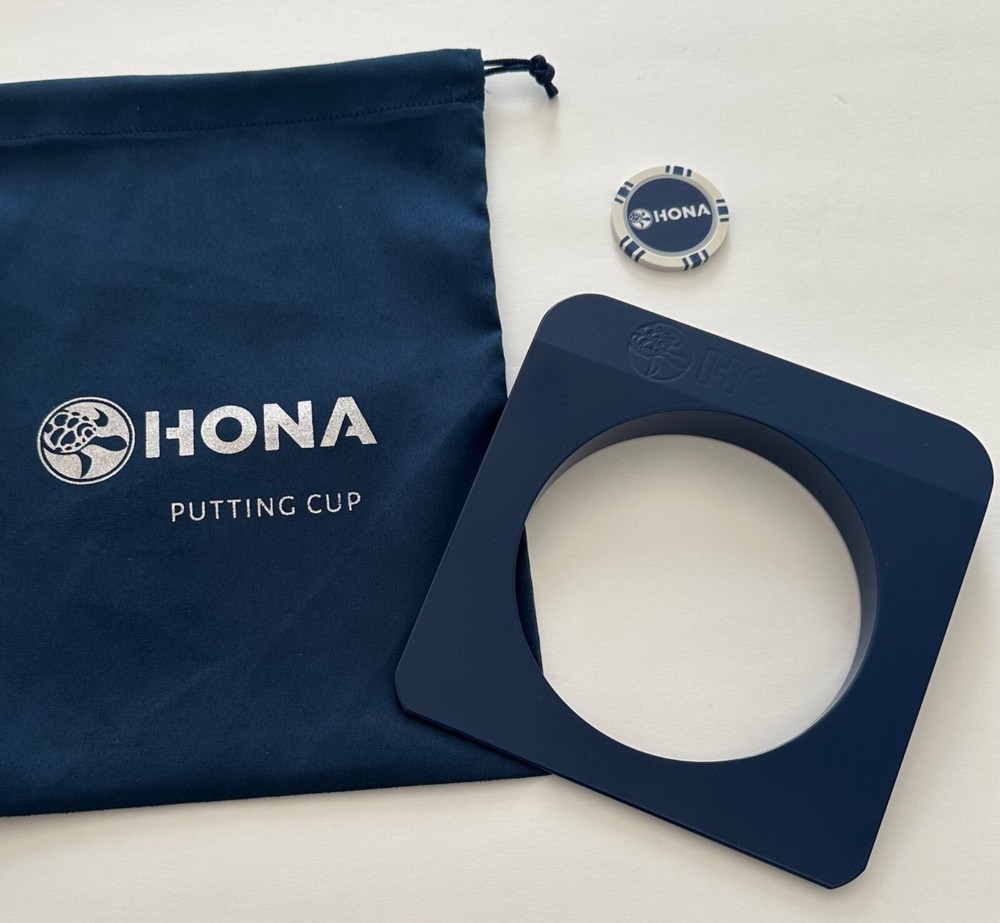 New Hona Golf Solid Heavy Metal Practice Putting Cup Bundle