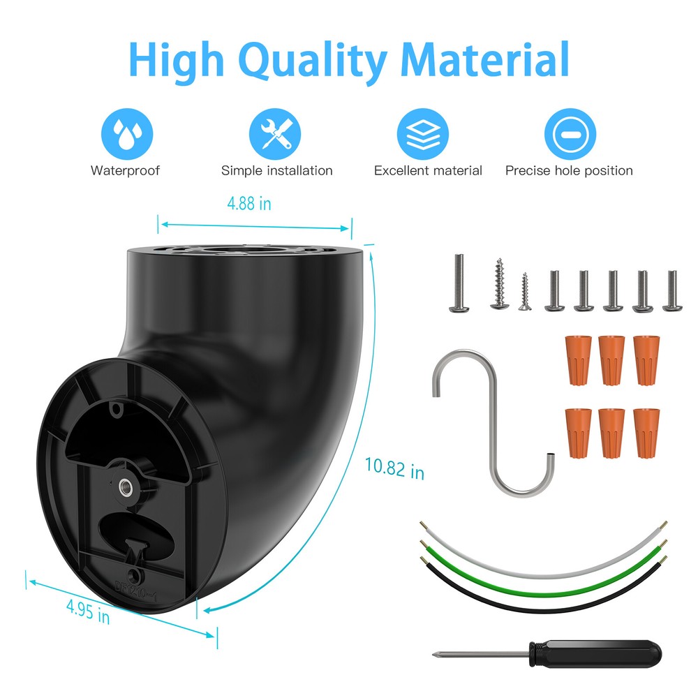Eave Mount For Blink Wired Floodlight Camera ,Wyze Cam Floodlight V2