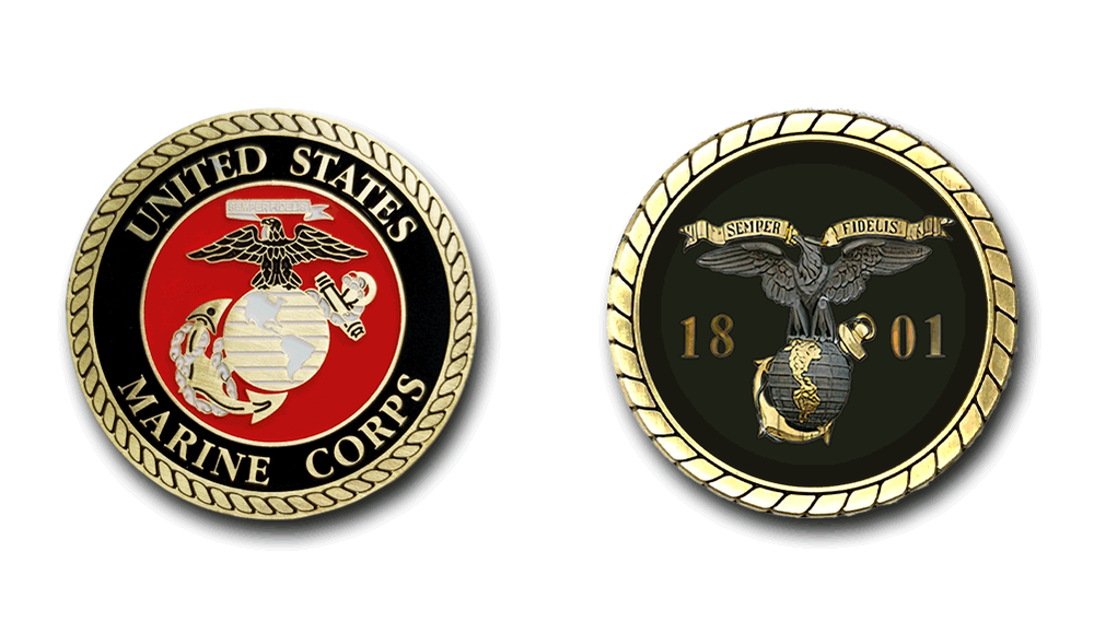 US Marine Corps Barracks Washington Dc Challenge Coin