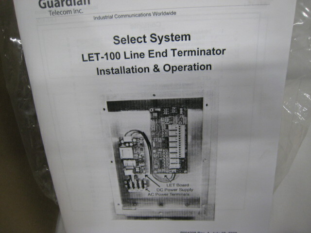 Guardian Select System Let-100 Line End Terminator SLET