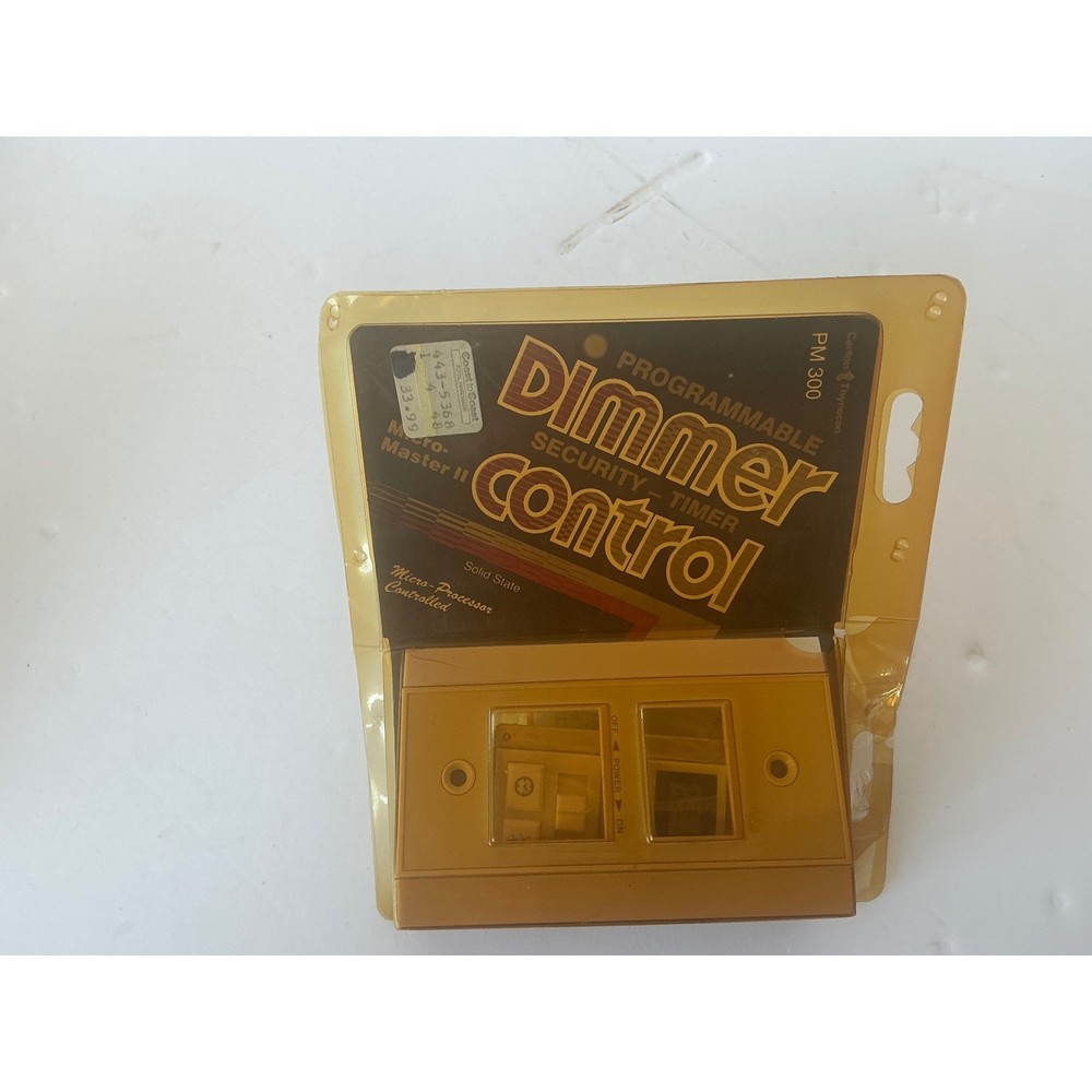 Schlage Glass Break Detector & Carlton Programmable Dimmer Control Bundle NWT