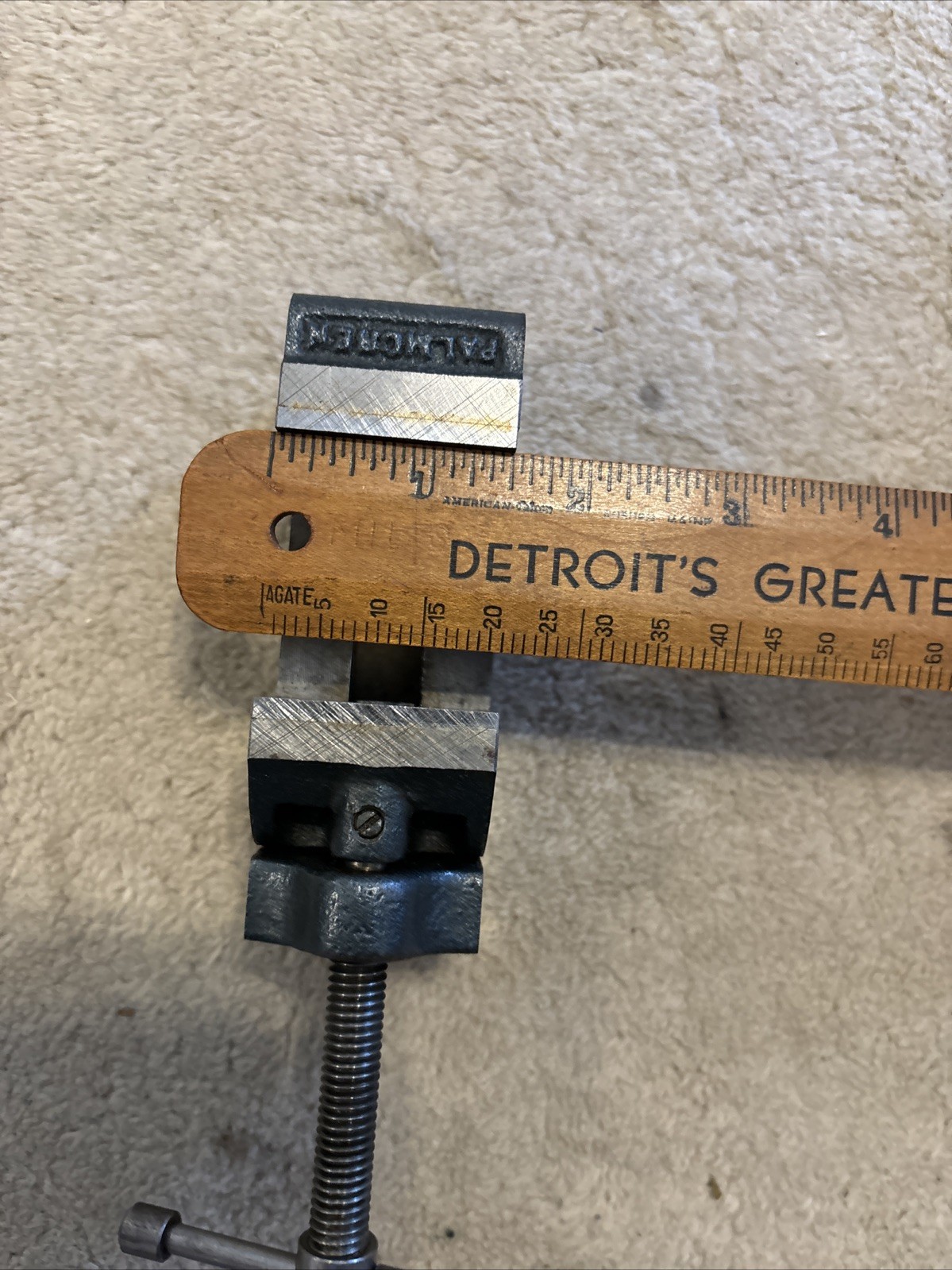 Palmgren Baby Vise Machinist Drill Press Vise 1-1/2” Jaws Excellent Condition