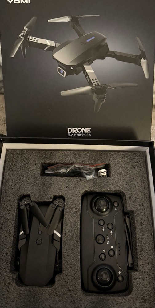 YOMI LF620 Foldable Quadcopter Drone w/ Camera, Obstacle Avoidance Gray