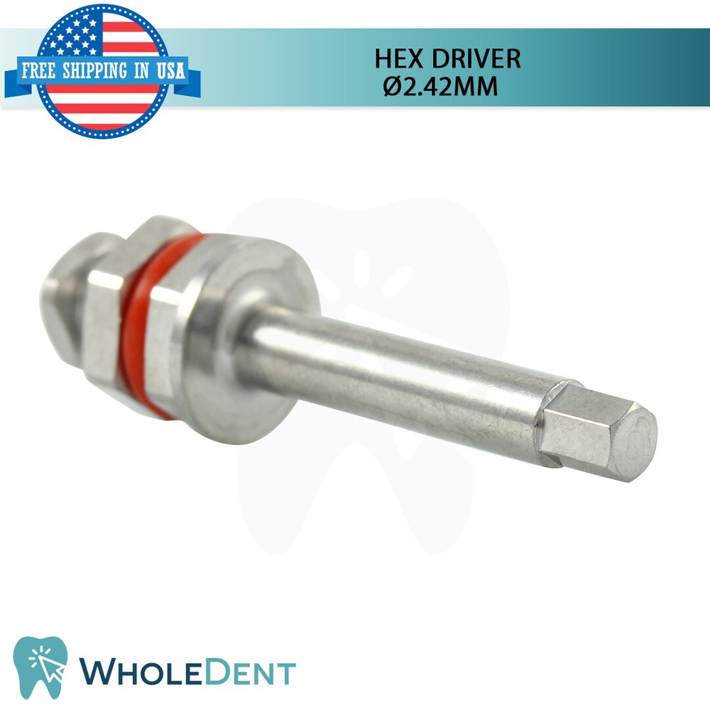 X1 Hex Driver 2.42mm For Dentists Connection Drivers Int Hex Standard Platform