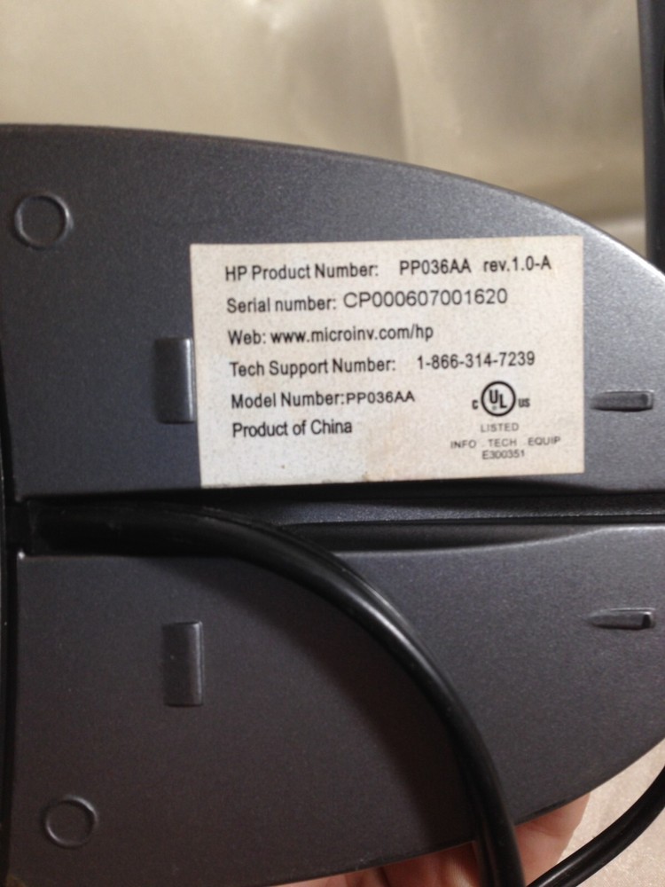 HP PP036AA Multimedia Speakers Black