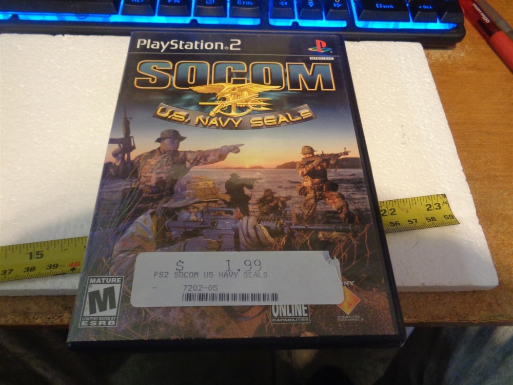 Play Station 2 Computer Program SOCOM U.S. Navy Seals (NOT TESTED) (BOX#PIKE)