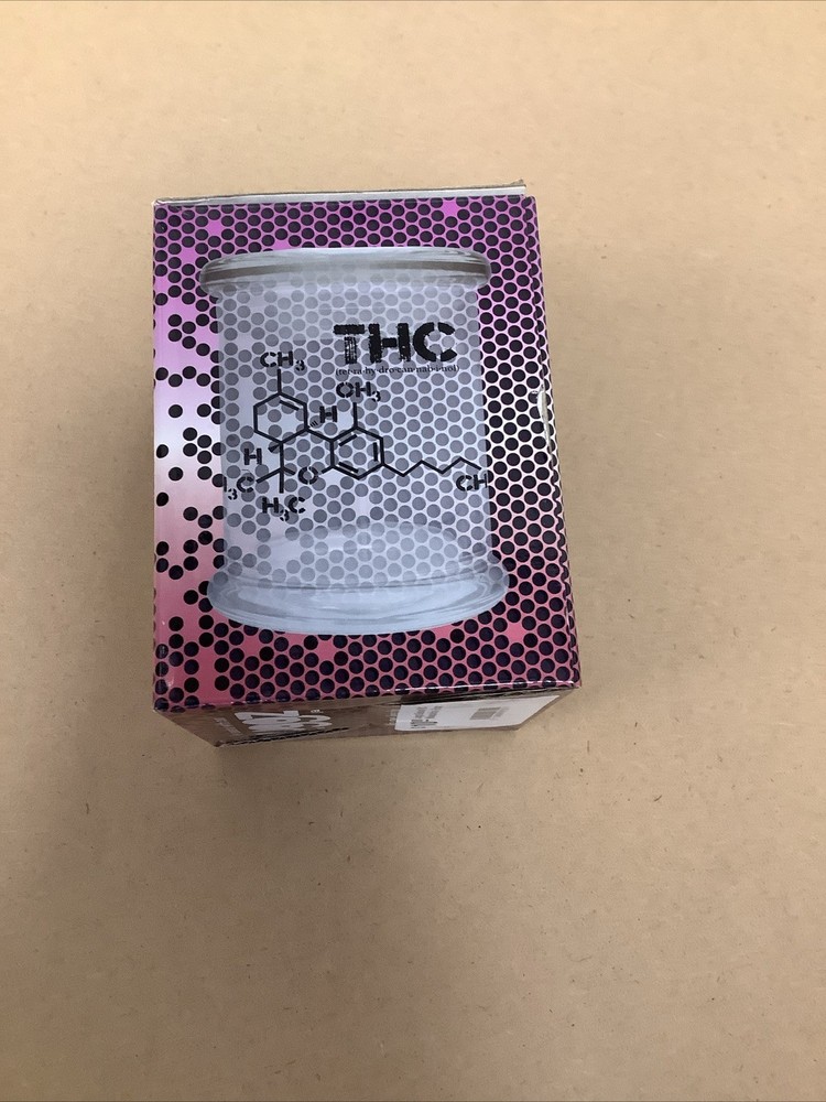 Juggz THC Molecule Airtight Glass Storage Jar - A CUP