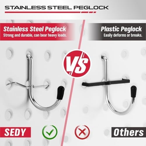 300 Piece Pegboard Hook Set Metal Tool Organizer