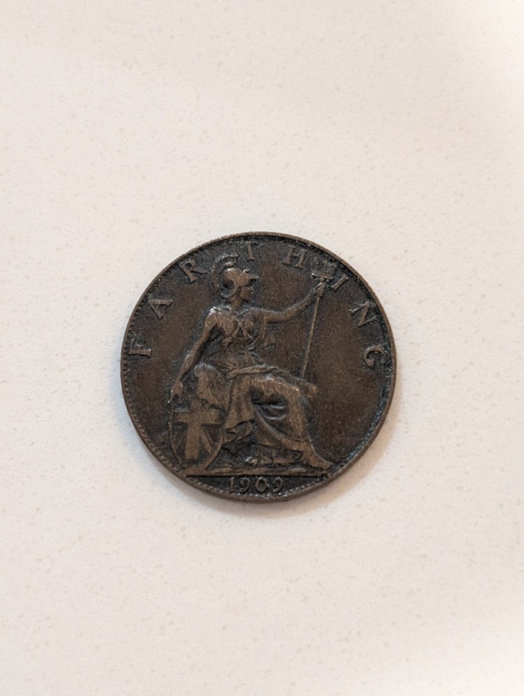 1909 - Farthing - Great Britain - A 31