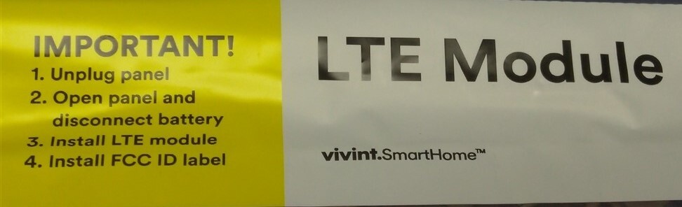 Vivint LTE VS-LTEMP2-000 Sky Control Module NEW