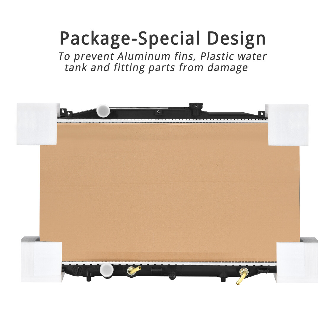 2797 Radiator for 2003-2007 Honda Accord 2.4L L4 Aluminum (05-07 Denso Design)