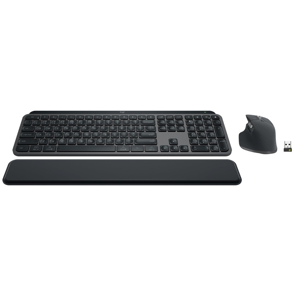 Logitech MX Keys S Combo - Performance Wireless Keyboard and Mouse with Palm ...