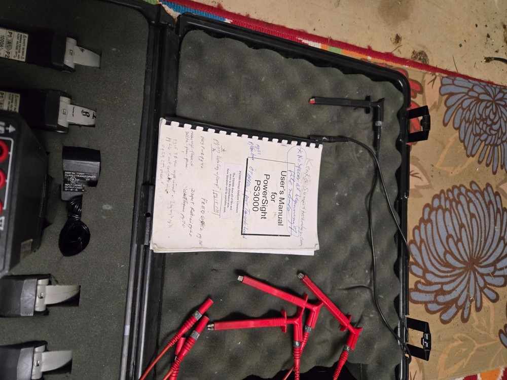 PS 3000 PowerSight Power Analyzer Kit with Case and Accessories !