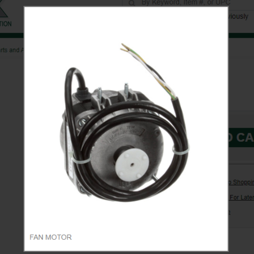 FAN MOTOR # 1011357-42