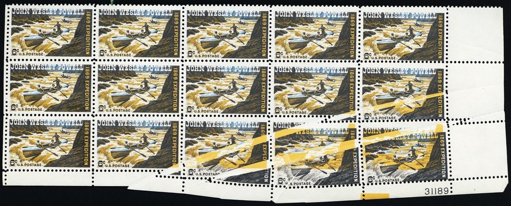 1364, Mint 6¢ Pre Printing Paper Fold Error - WoW - Stuart Katz
