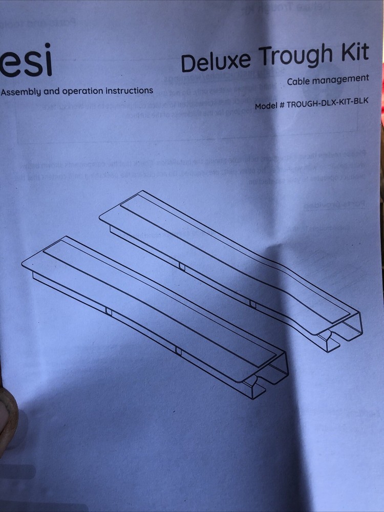 Fellowes ESI 2 Deluxe 18”Troughs Black