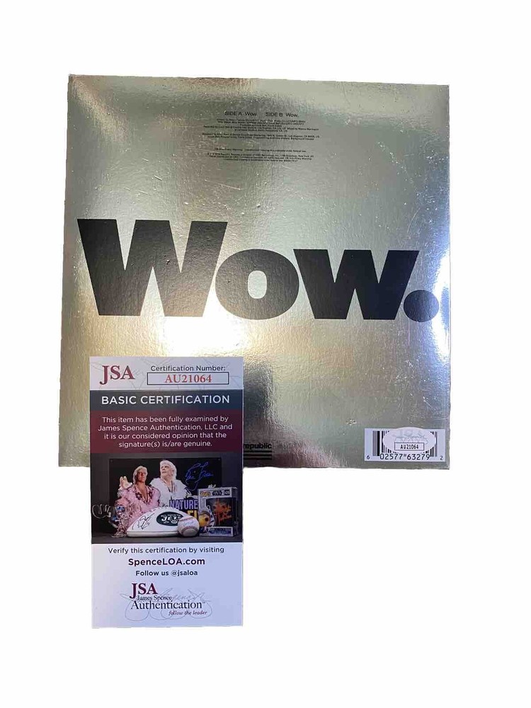 Post Malone signed autographed Wow mini 7” vinyl record LP JSA/COA