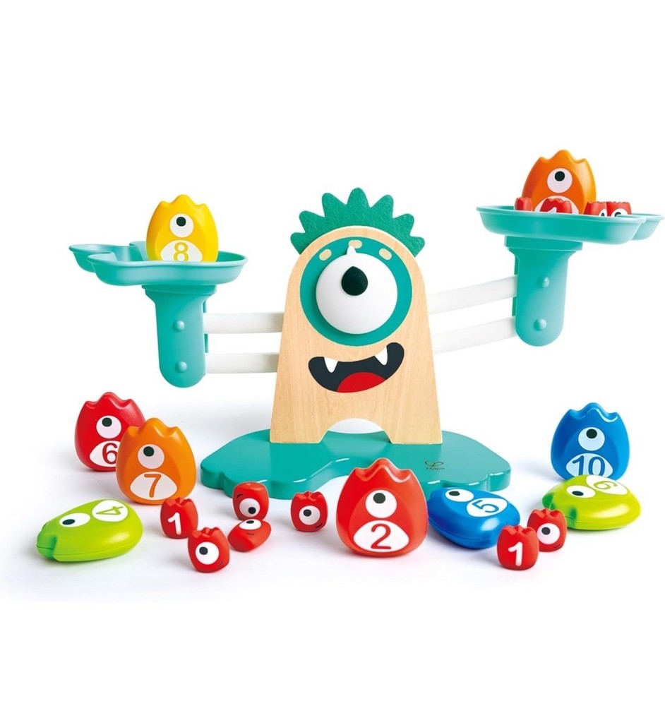 Hape Monster Math Scale (19 Weights) E0511 German Toy