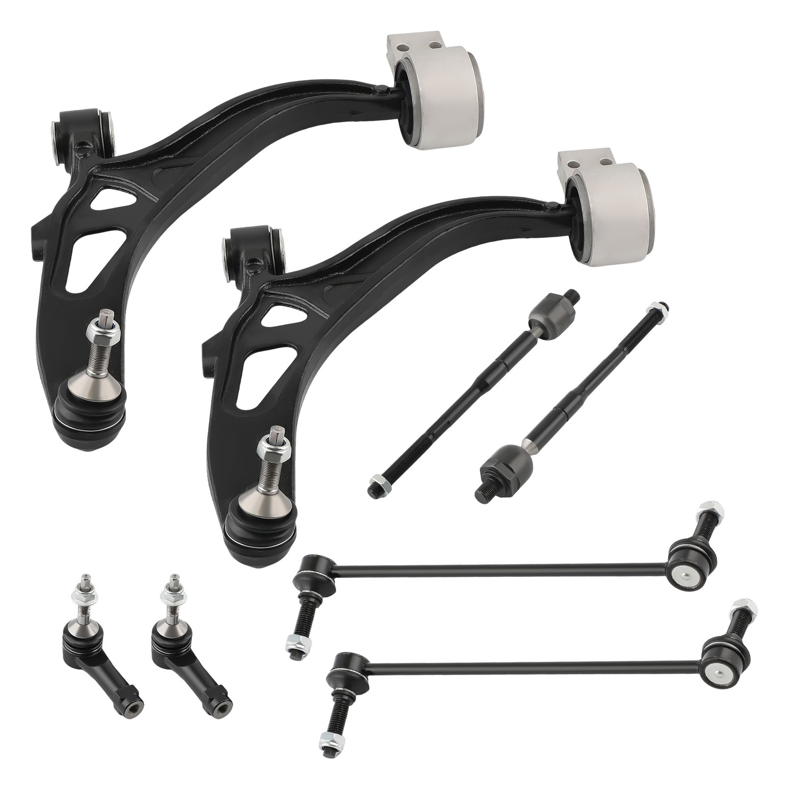 8x Front Lower Control Arms w/ Ball Joints For 2011-2015 2016 2017 Ford Explorer
